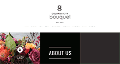 Desktop Screenshot of columbiacitybouquet.com